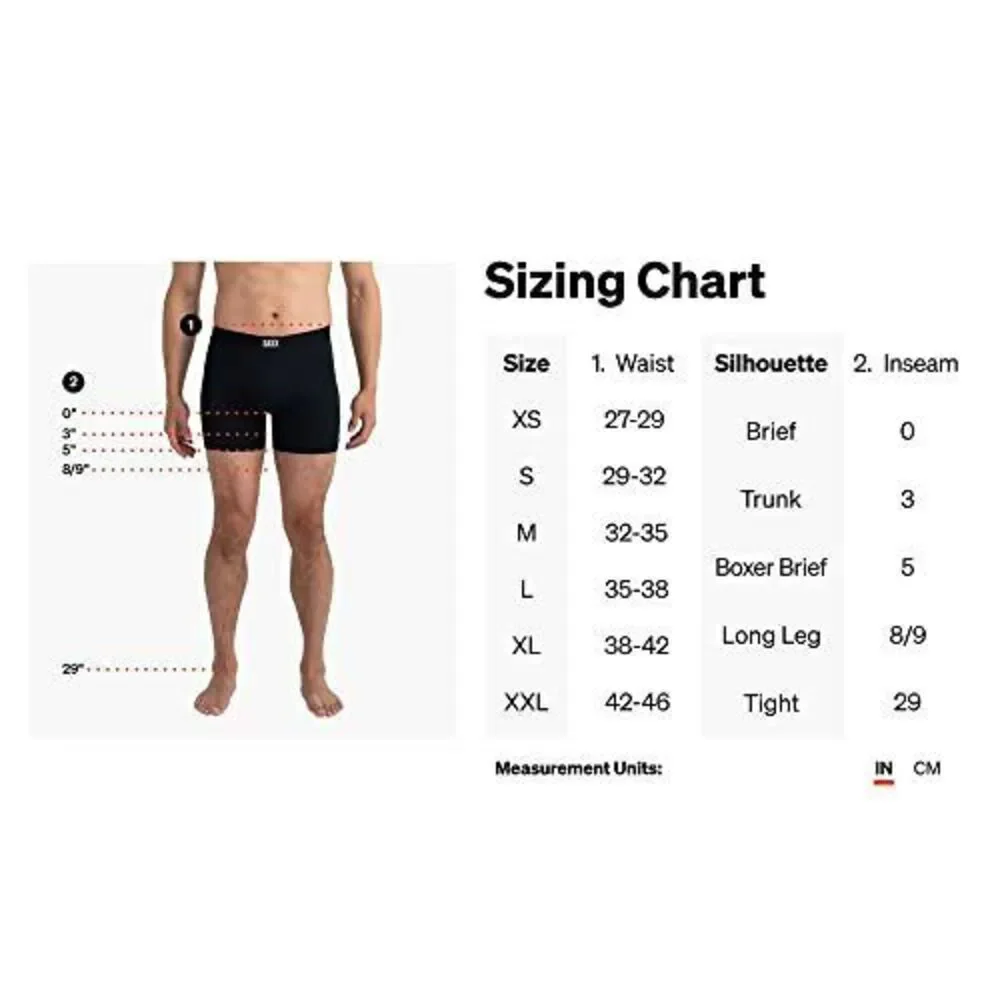 SAXX Men's Daytripper Boxer Briefs with Built-in Pouch Support - Med
